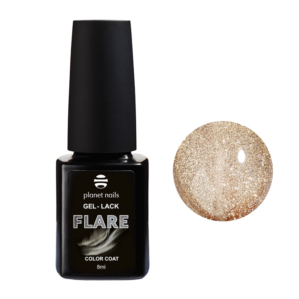 Planet Nails Гель-лак "Flare" 488 Кошачий глаз, 8мл