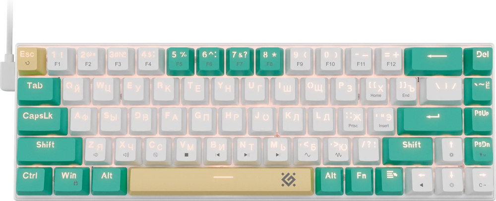 Клавиатура Defender Vexx Pro GK-084 белый