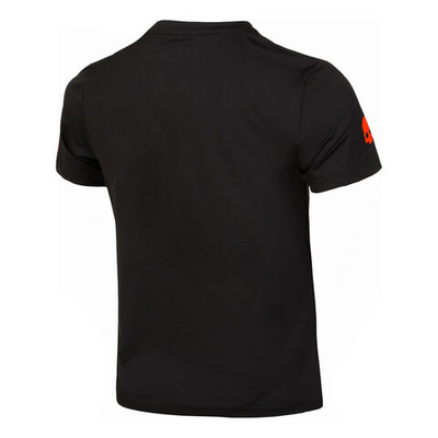 Мужское теннисное поло Hydrogen Tech Tiger T-Shirt Men - Black, Orange