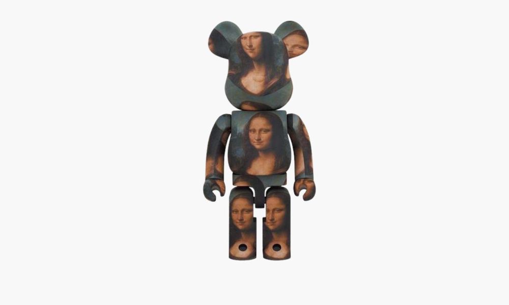 Bearbrick Leonardo De Vinci Mona Lisa &quot;1000%&quot;