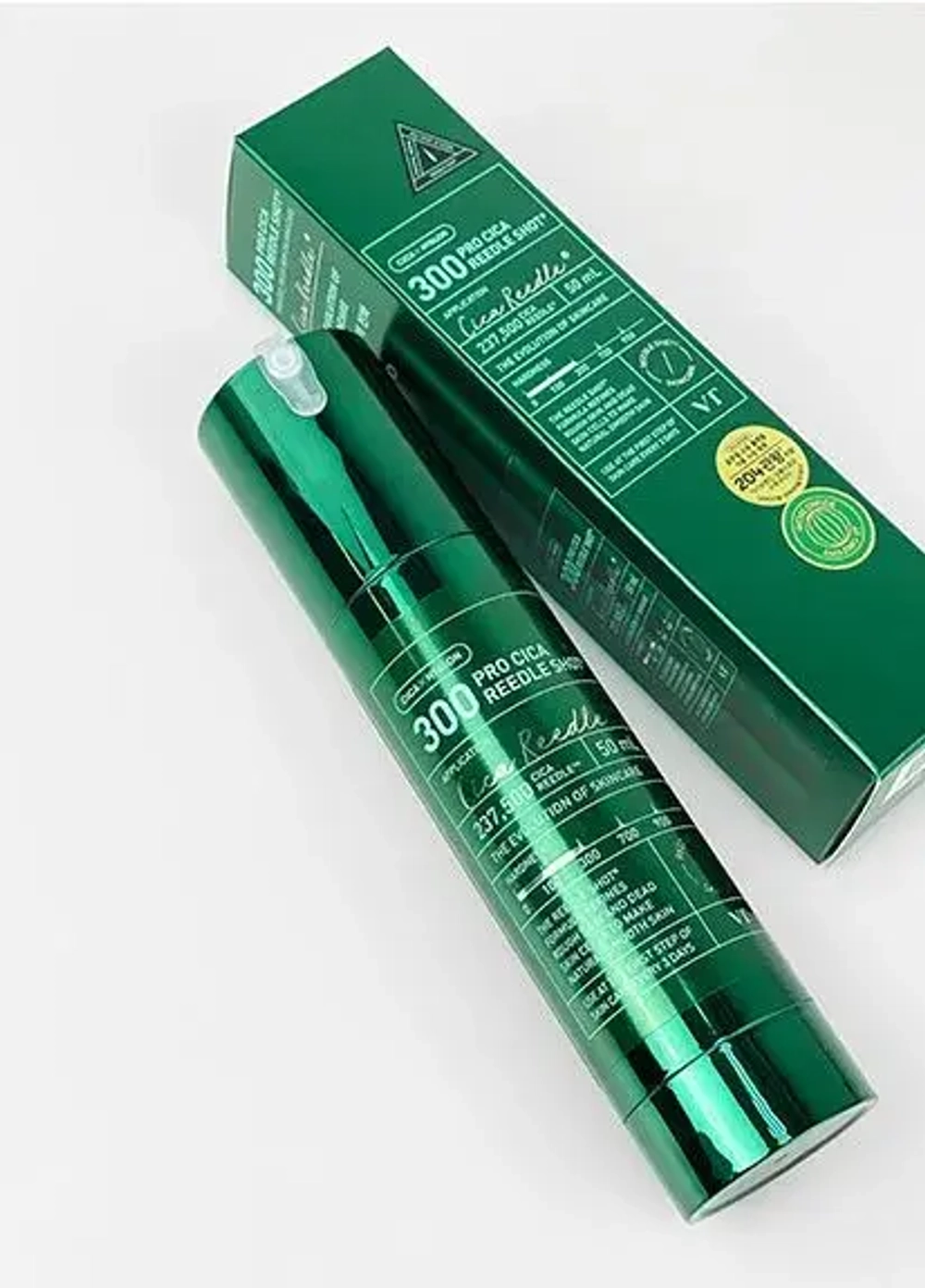 *VT Cosmetics Pro Cica Reedle Shot 300, 50ml - Интенсивный бустер с микроиглами для чувствительной кожи