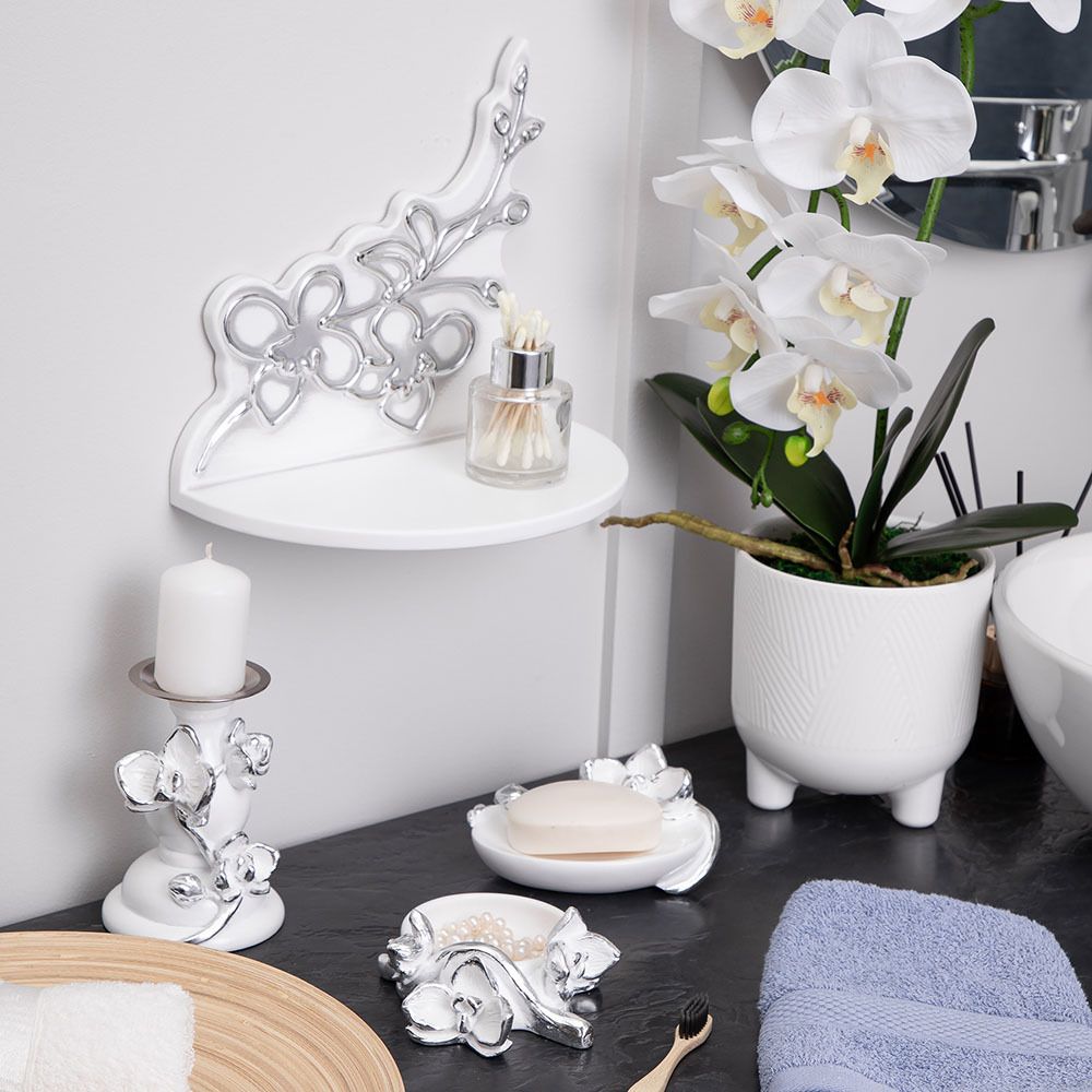 Мыльница Орхидея Калипсо Белый