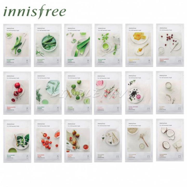 Маска для лица Innisfree тканевая кремовая с экстрактом овса, 20 мл