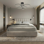 6506/99CL LEDIO LN26 271 чёрный Люстра потолочная с ПДУ LED 156W 3000-6000K 220V URSULA