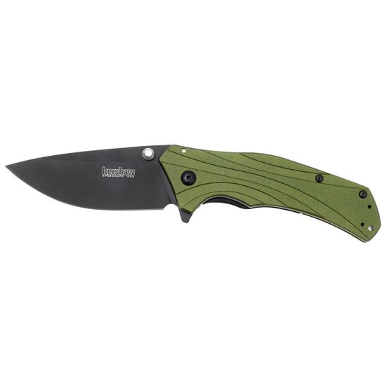 Складной нож KERSHAW Knockout 1870OLBLK c клинком из стали Sandvik™ 14C28N, рукоять алюминий