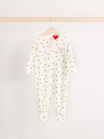 Комбинезон / Cлип для малышей Next E60-080, 3 шт., Молочный, Красный