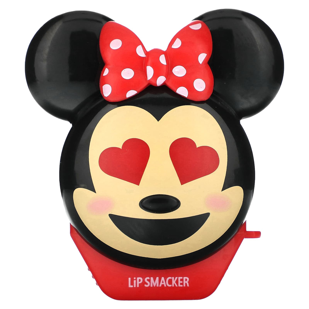 Lip Smacker, Disney Emoji, бальзам для губ, минни, клубника, 7,4 г (0,26 унции)