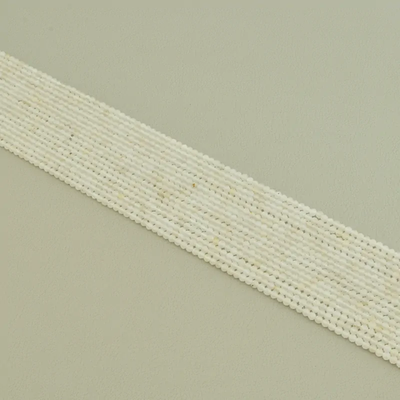 Нитка Лунный камень 39 см. 2,5 мм. (Без замка) - Белая