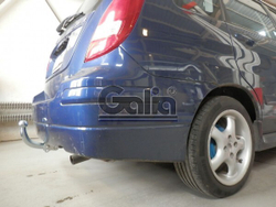 Фаркоп оцинкованный Galia S057A для Suzuki Liana хетчбек 2WD/4WD 2001-2007(паспорт и сертификат в комплекте)(без электрики)