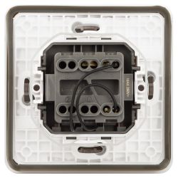 Переключатель ЭРА Эксперт 11-1527-01 с подсветкой IP55 10АХ-250В СУ белый