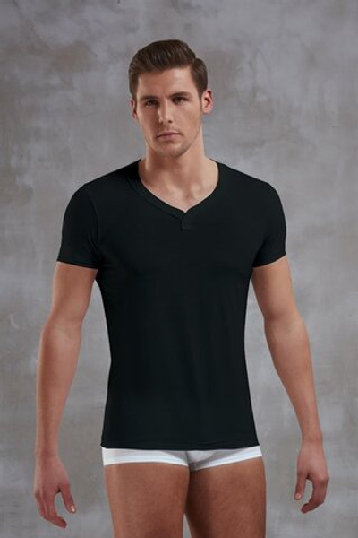 Футболка с вырезом-лодочкой Doreanse Premium (Размер: L) (Цвет: темно-синий)