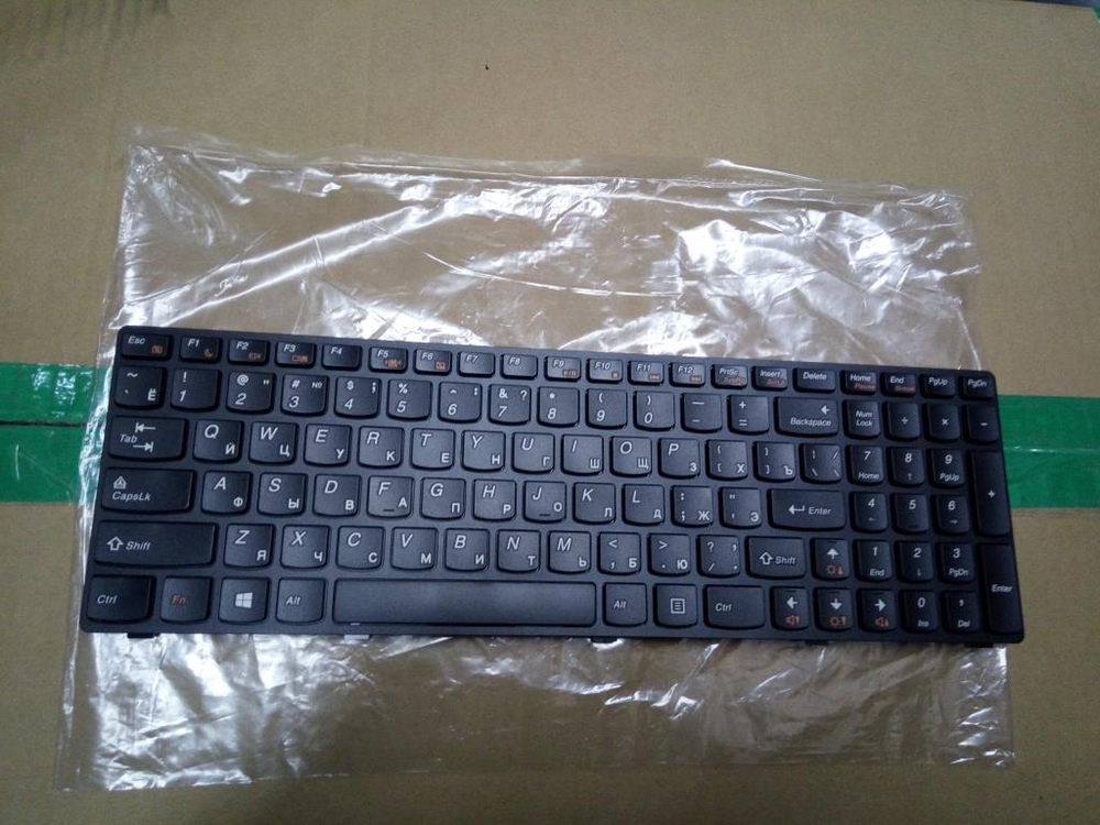 Клавиатура для Ноутбука Lenovo LenovoB570 / Z570 раскладка - русская, черная (25209734)