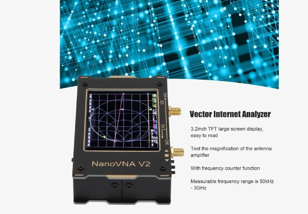 Анализатор векторный NanoVNA V2