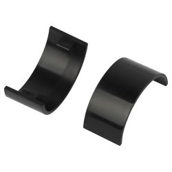 Соединитель ЭРА C-KK-30-13-GR на стык для полукруглого кабель-канала графит 30х13мм 2шт/комплект | Кабель-канал полукруглый