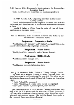The Irish language and Irish intermediate education | Connradh na Gaedhilge