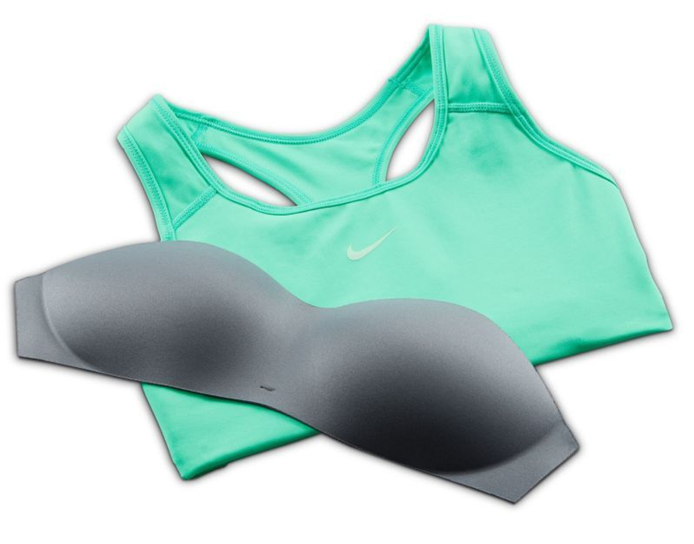 ТОП теннисный Nike Swoosh Bra Pad - light menta/white