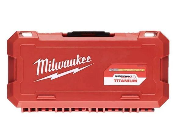 Набор сверл Milwaukee RedHEX HSS-TiN GEN II (2-10 мм) 19шт.