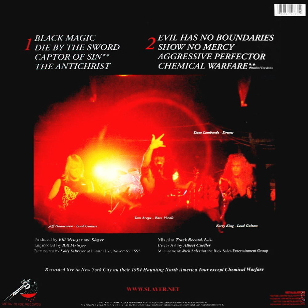 Slayer / Live Undead, Haunting The Chapel (LP)