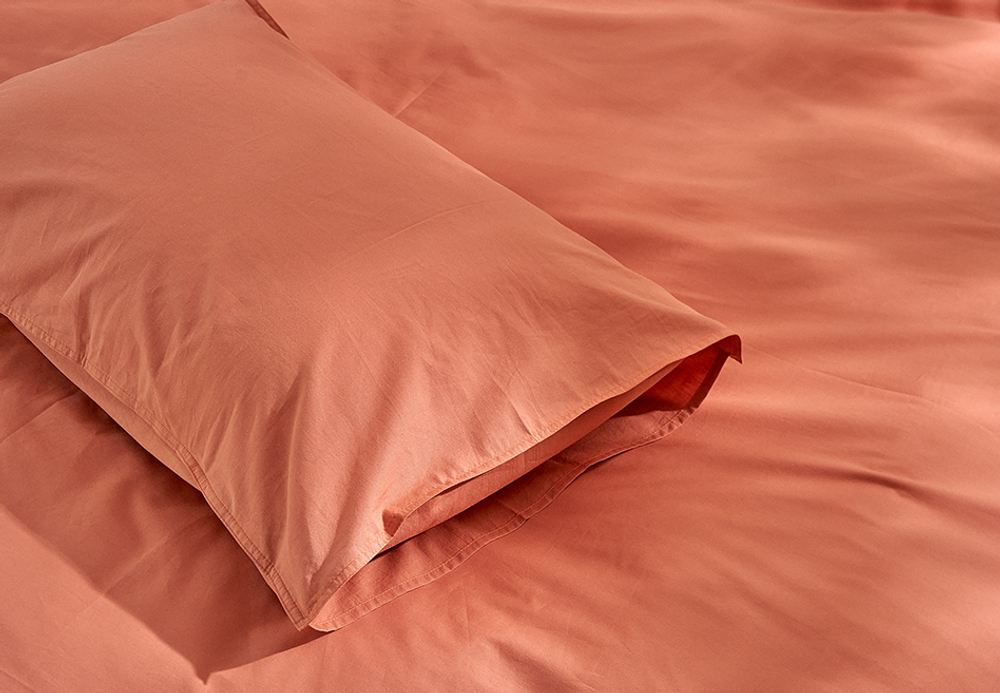 Наволочка 70x70 Luxberry Urban терракотовая