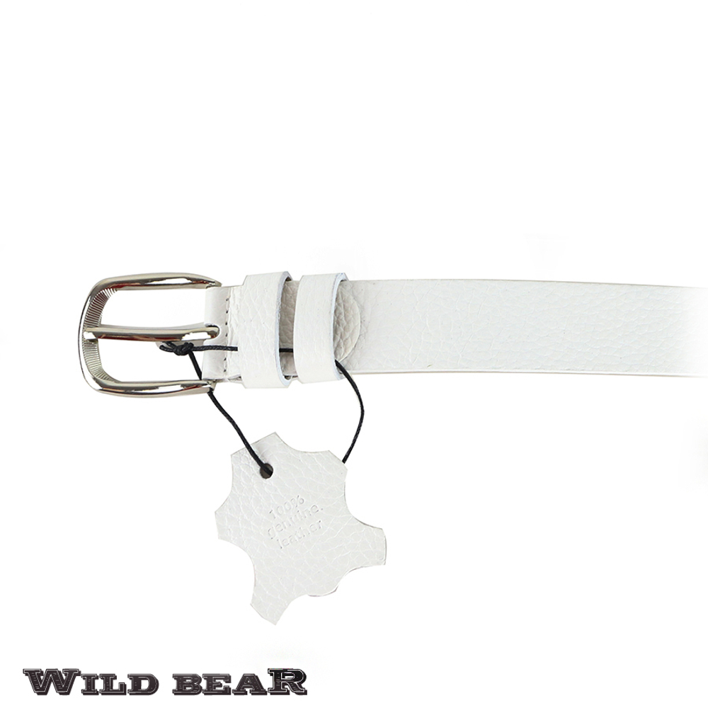 Ремень WILD BEAR RM-046f White Premium (120 см)