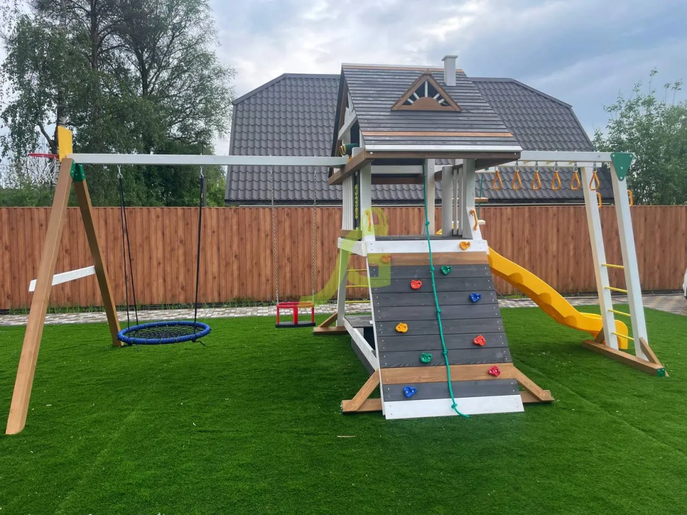 Детская площадка IgraGrad Крепость Фани с рукоходом (Дерево) мод.2