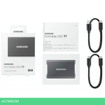 Внешний накопитель Samsung T7 Touch USB3.2 2 TБ черный (MU-PC2T0T/WW)