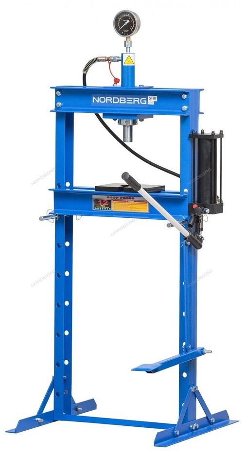 NORDBERG (N3612F) Гидравлический пресс, 12 т, ножной привод