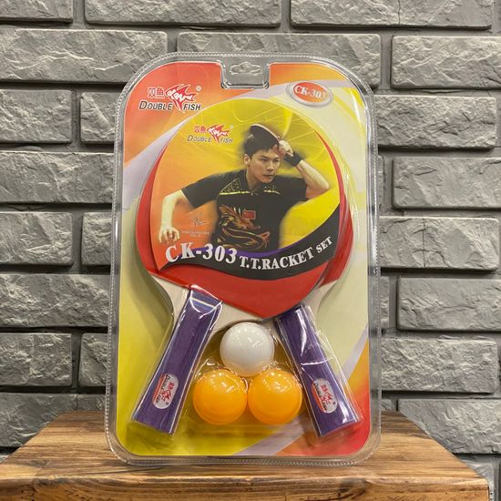 Набор DOUBLE FISH:CK-303, 2 ракетки3 мяча
