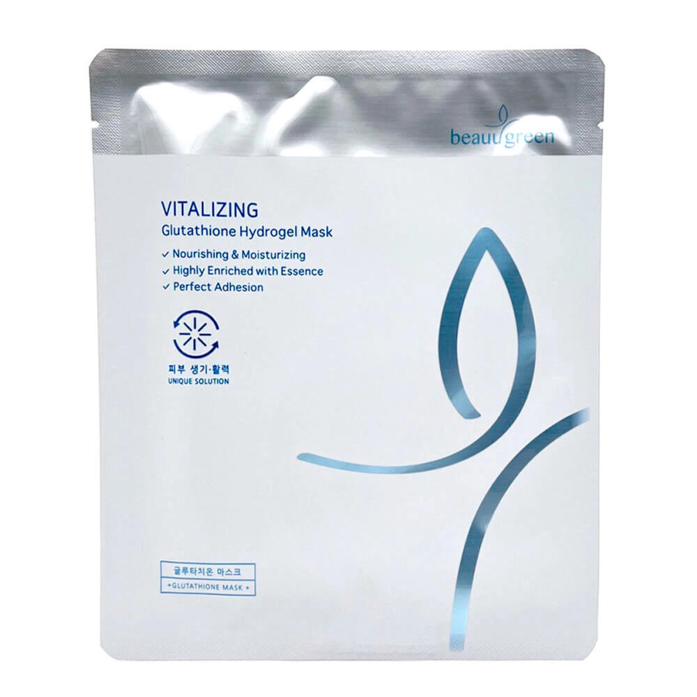 Гидрогелевая маска BeauuGreen Vitalizing glutathione Hydrogel Mask 30 мл
