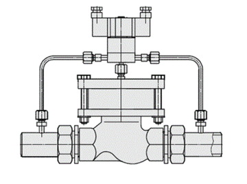 Клапан запорно-регулирующий АГТ-71-15/16 с электромагнитным приводом