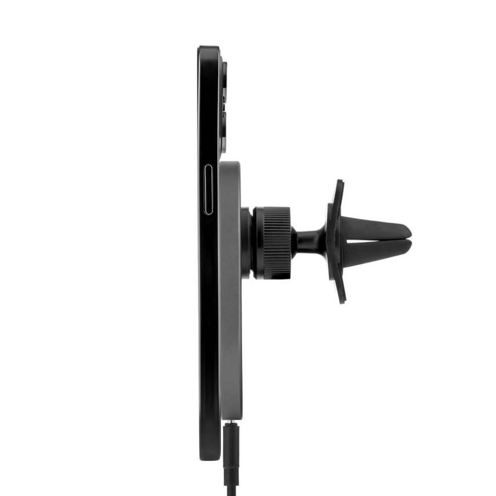 Автомобильный держатель MagSafe с беспроводной зарядкой uBear Go-Power Устанавливается на вентиляционную решётку