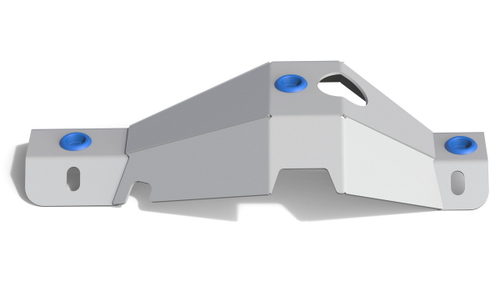 Защита дифференциала заднего моста Rival для Suzuki Jimny IV (V - 1.5) 4WD 2019-н.в., штампованная, алюминий 4 мм, с крепежом, 333.5523.1