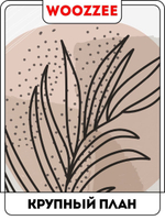 Набор постеров "Абстракции с листьями 8" 3 шт.