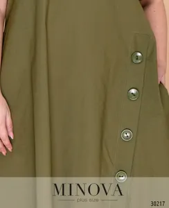 Платье 8606-хаки Minova