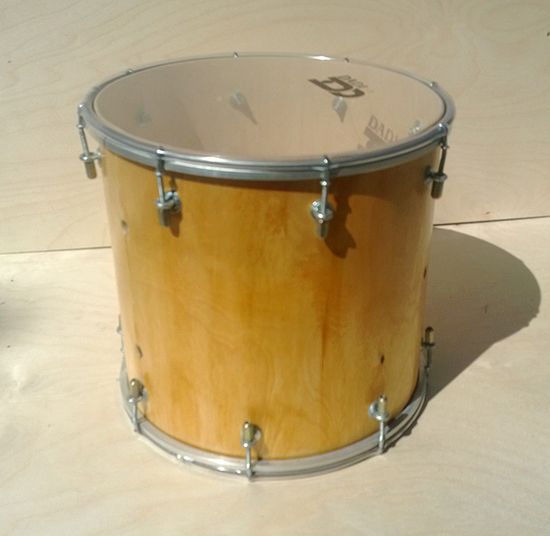 BK-12N Барабан кавказский дхол 12" (31х30,5см), цвет - натуральный, Мастерская Бехтеревых