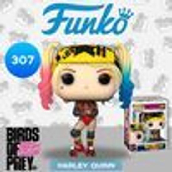 Фигурка Funko POP! Heroes DC Birds of Prey Harley Quinn (Roller Derby) (307) 44376
