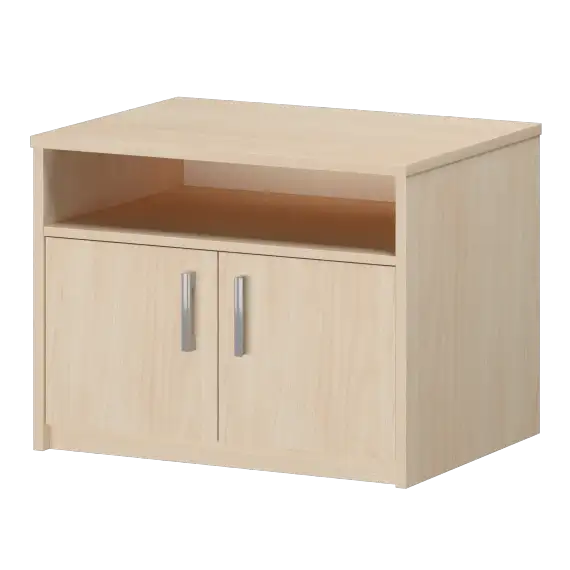 Тумба под оргтехнику АТ-10 Бук 800x600x600 Арго