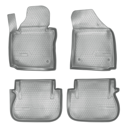 Ковры в салон Norplast/Unidec для Volkswagen Caddy III (2004-2015)Полиуретан,2 задние сдвижные двери арт.NPA10-C95-024-G