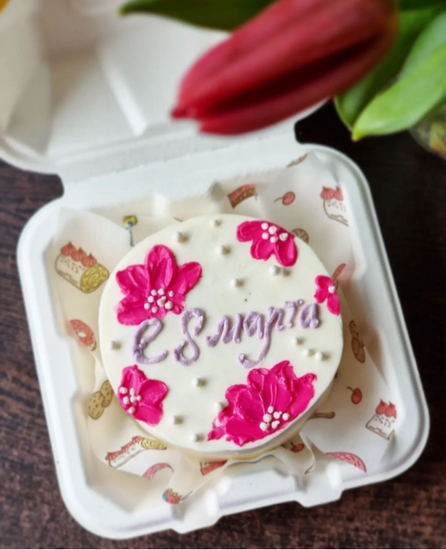 Бенто торт «С праздником весны» на 8 марта