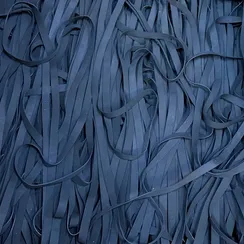 Резинка латексная для купальника черная 7 мм (оптом), Италия