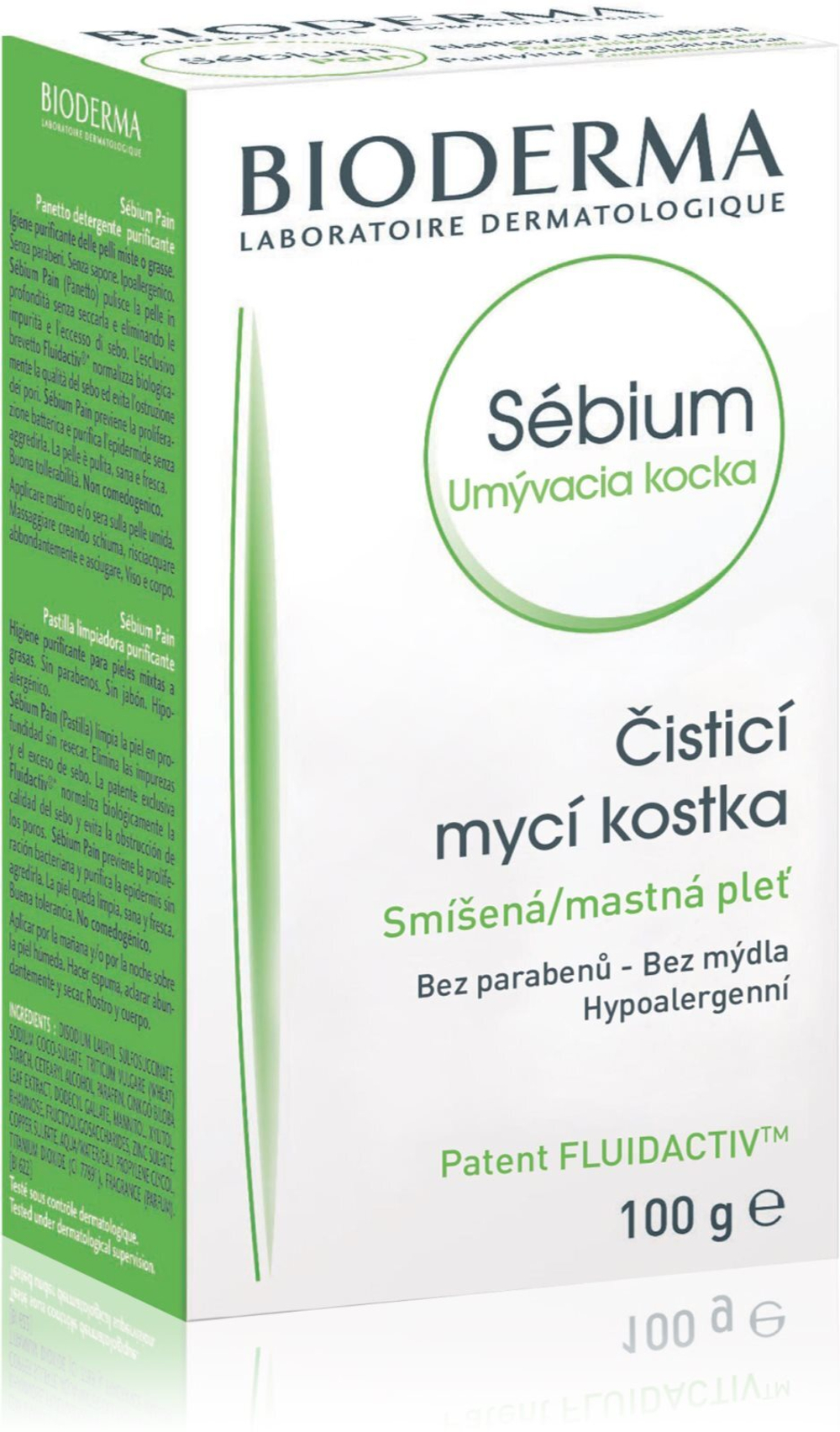 Bioderma Sebium - мыло для жирной и комбинированной кожи /   100  g  / GTIN 3401395461082