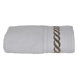 Полотенце 30x50 L'appartement Messina с коричневым белое