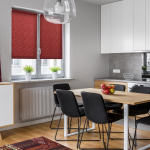 Рулонная штора 160х68 см, шир.крепл. 72 см, бордо, СРШ-01МЭ-899