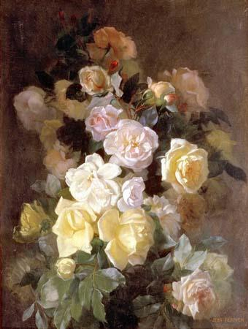 Картина Brookpace Fine Art Bouquet of Cream Roses (73 x 88 см)