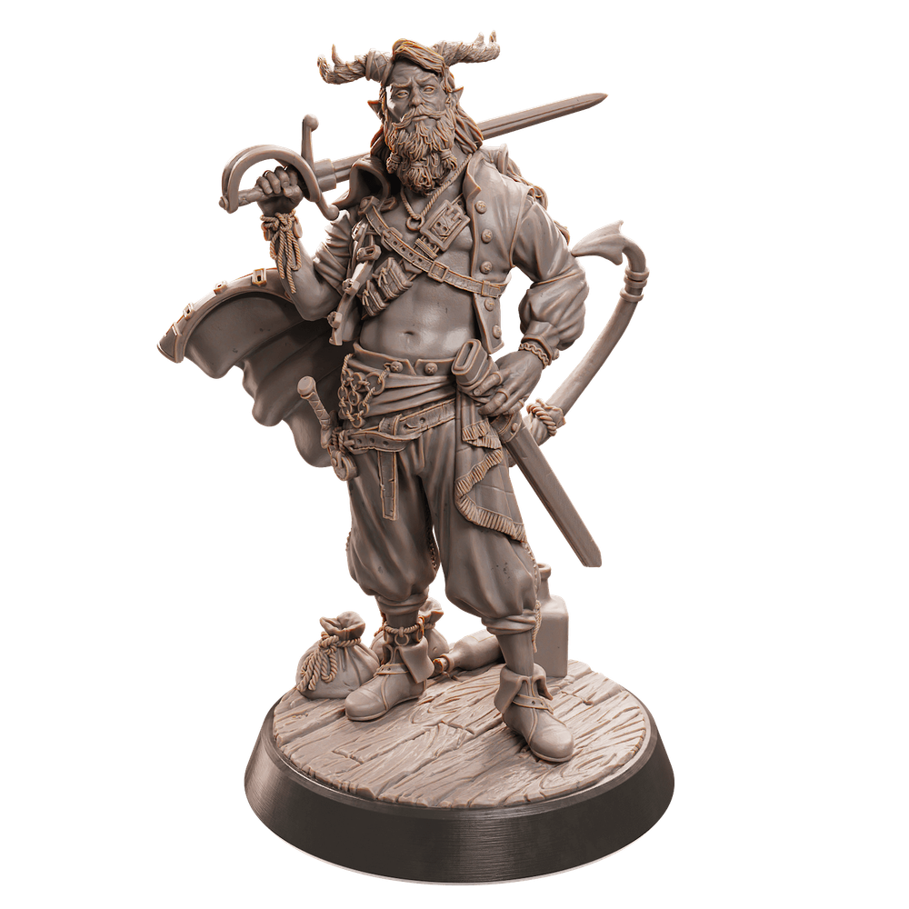 Завистливая буря Envious Tempest Миниатюры 32-56-75мм (Нет / 75mm / Vane Horns)