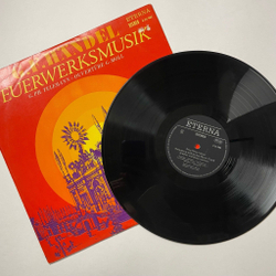 Винтажная виниловая пластинка LP G.F.Handel Гендель, G. Ph. Telemann Телеманн Feuerwerksmusik / Ouverture G moll (ГДР 1972)