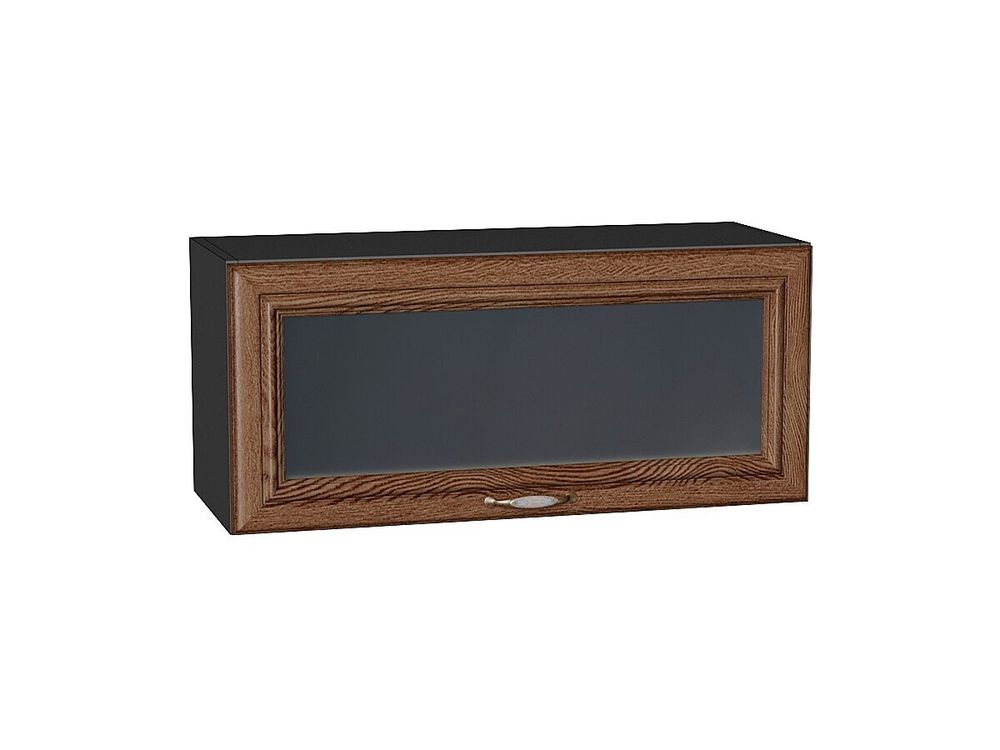 Шкаф верхний горизонтальный остекленный Шале