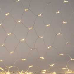 Гирлянда ЭРА ERAPS-SKW1 светодиодная новогодняя сеть 3x2 м тёплый белый свет 300 LED белый каучук | Профессиональное праздничное и новогоднее освещение