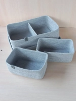 Корзина плетеная с крышкой