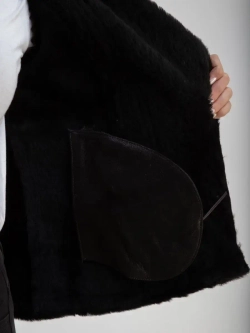 Дубленка авиатор натуральная короткая Турция